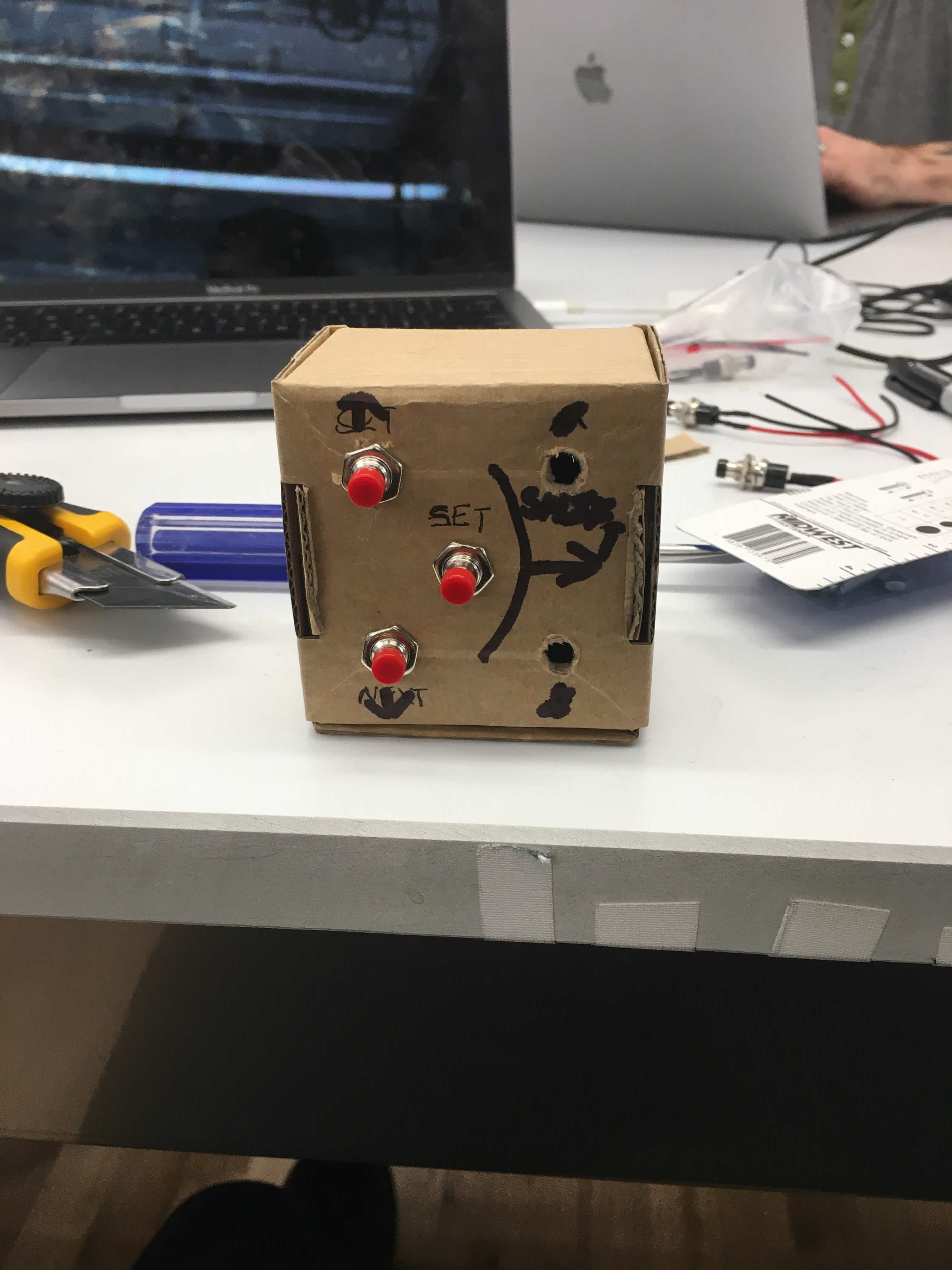 Box With New Button Layout