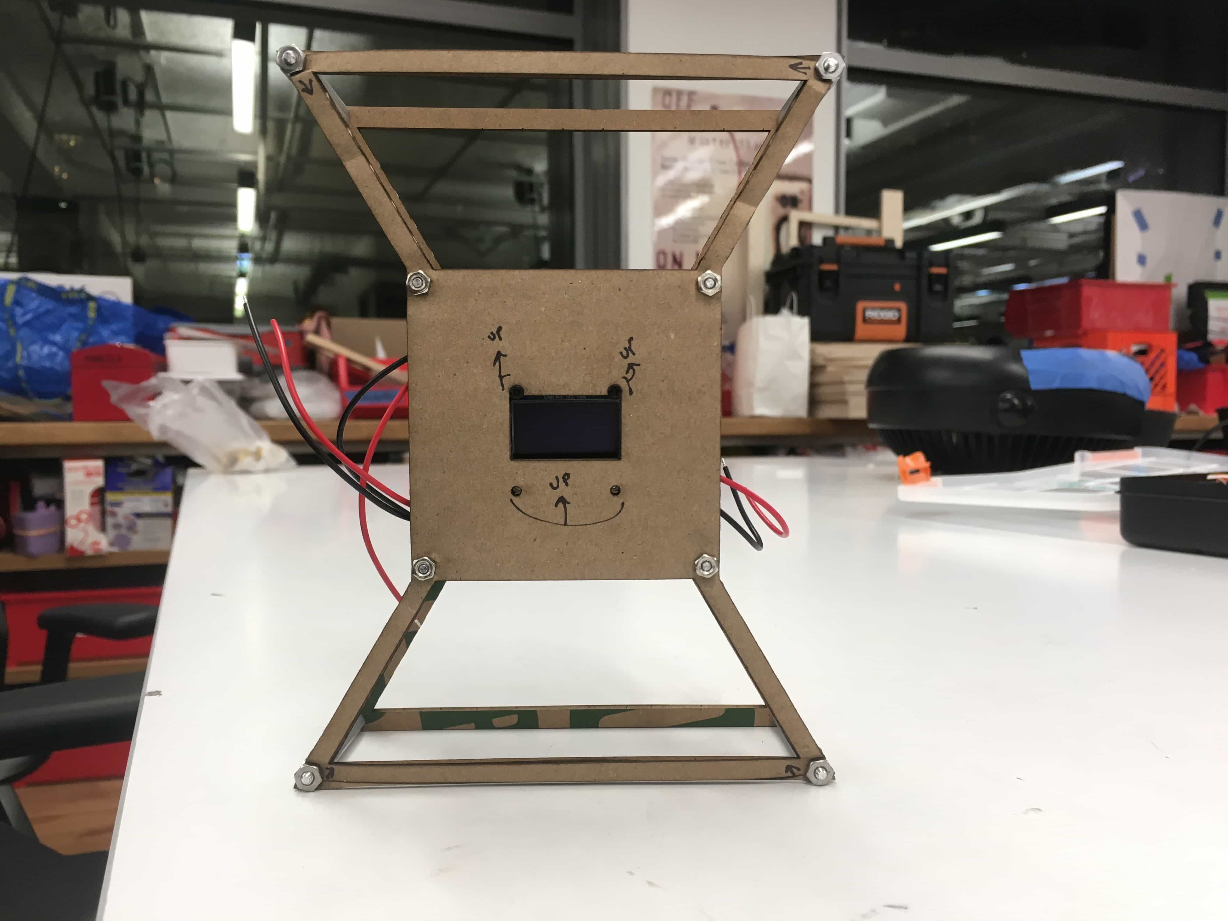 Cardboard Prototype - Front